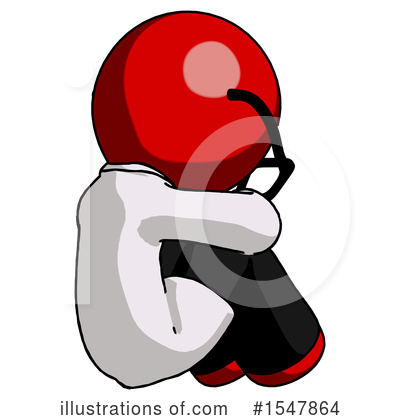 Royalty-Free (RF) Red Design Mascot Clipart Illustration by Leo Blanchette - Stock Sample #1547864