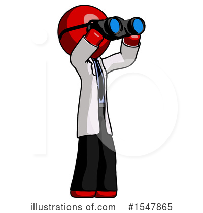 Royalty-Free (RF) Red Design Mascot Clipart Illustration by Leo Blanchette - Stock Sample #1547865