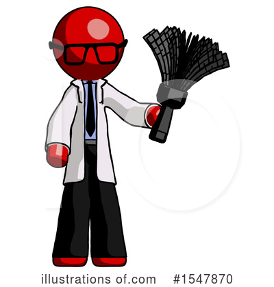 Royalty-Free (RF) Red Design Mascot Clipart Illustration by Leo Blanchette - Stock Sample #1547870