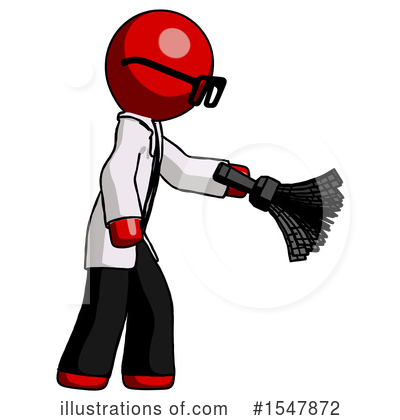 Royalty-Free (RF) Red Design Mascot Clipart Illustration by Leo Blanchette - Stock Sample #1547872