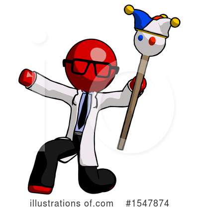 Royalty-Free (RF) Red Design Mascot Clipart Illustration by Leo Blanchette - Stock Sample #1547874