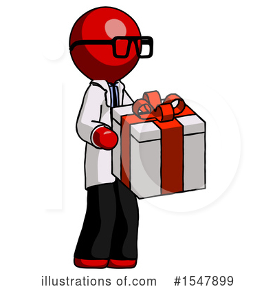 Royalty-Free (RF) Red Design Mascot Clipart Illustration by Leo Blanchette - Stock Sample #1547899