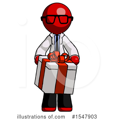 Royalty-Free (RF) Red Design Mascot Clipart Illustration by Leo Blanchette - Stock Sample #1547903