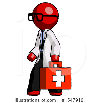 Royalty-Free (RF) Red Design Mascot Clipart Illustration by Leo Blanchette - Stock Sample #1547912