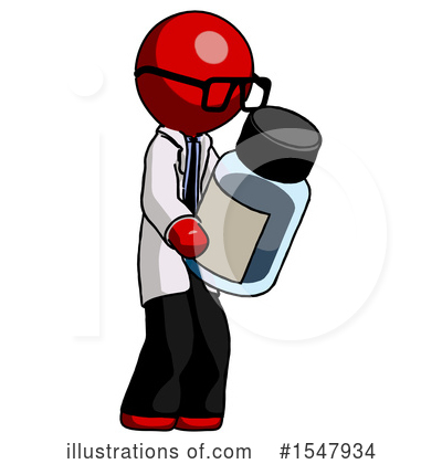 Royalty-Free (RF) Red Design Mascot Clipart Illustration by Leo Blanchette - Stock Sample #1547934