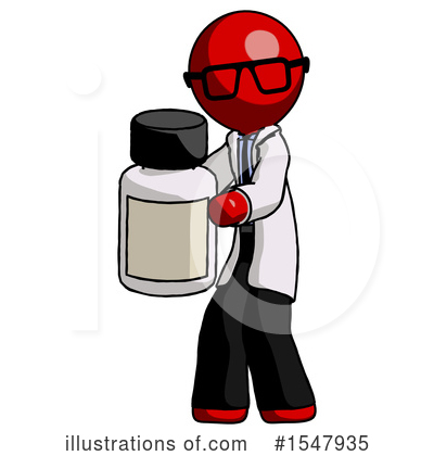 Royalty-Free (RF) Red Design Mascot Clipart Illustration by Leo Blanchette - Stock Sample #1547935