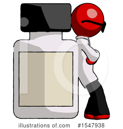 Royalty-Free (RF) Red Design Mascot Clipart Illustration by Leo Blanchette - Stock Sample #1547938