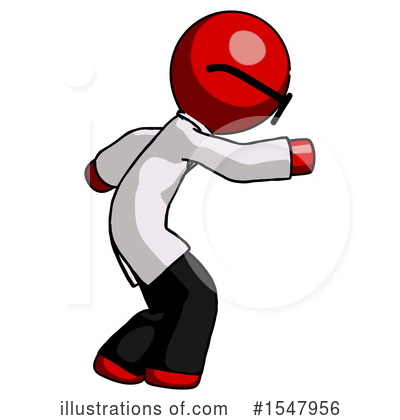 Royalty-Free (RF) Red Design Mascot Clipart Illustration by Leo Blanchette - Stock Sample #1547956