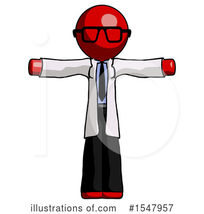 Royalty-Free (RF) Red Design Mascot Clipart Illustration by Leo Blanchette - Stock Sample #1547957