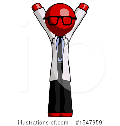 Royalty-Free (RF) Red Design Mascot Clipart Illustration by Leo Blanchette - Stock Sample #1547959