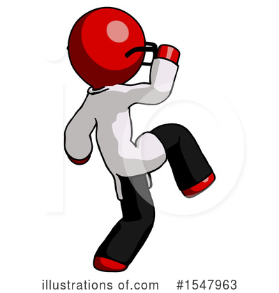 Royalty-Free (RF) Red Design Mascot Clipart Illustration by Leo Blanchette - Stock Sample #1547963