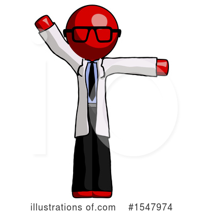 Royalty-Free (RF) Red Design Mascot Clipart Illustration by Leo Blanchette - Stock Sample #1547974