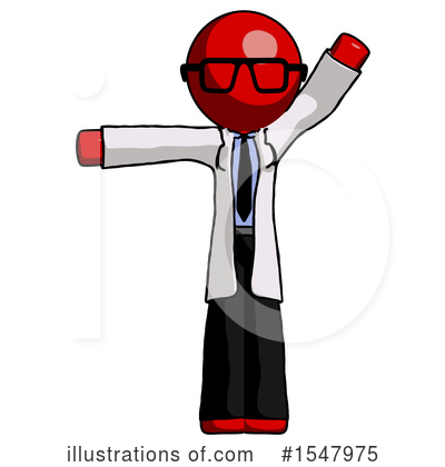 Royalty-Free (RF) Red Design Mascot Clipart Illustration by Leo Blanchette - Stock Sample #1547975