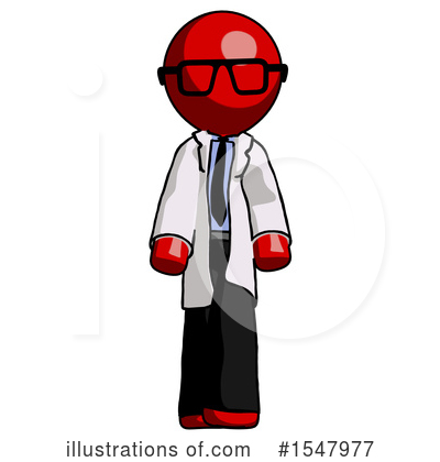 Royalty-Free (RF) Red Design Mascot Clipart Illustration by Leo Blanchette - Stock Sample #1547977