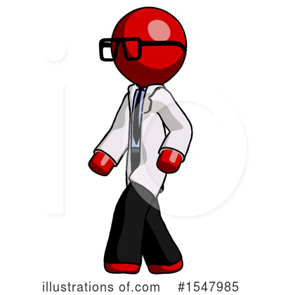 Royalty-Free (RF) Red Design Mascot Clipart Illustration by Leo Blanchette - Stock Sample #1547985