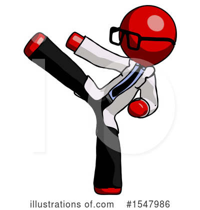 Royalty-Free (RF) Red Design Mascot Clipart Illustration by Leo Blanchette - Stock Sample #1547986