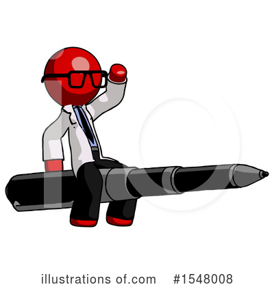 Royalty-Free (RF) Red Design Mascot Clipart Illustration by Leo Blanchette - Stock Sample #1548008