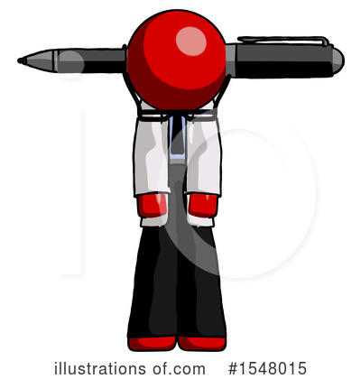 Royalty-Free (RF) Red Design Mascot Clipart Illustration by Leo Blanchette - Stock Sample #1548015