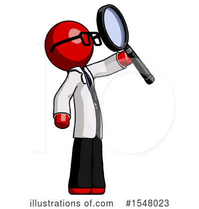 Royalty-Free (RF) Red Design Mascot Clipart Illustration by Leo Blanchette - Stock Sample #1548023