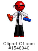 Red Design Mascot Clipart #1548040 by Leo Blanchette