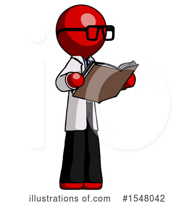 Royalty-Free (RF) Red Design Mascot Clipart Illustration by Leo Blanchette - Stock Sample #1548042