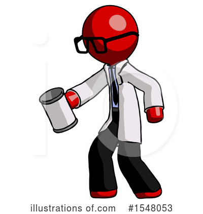 Royalty-Free (RF) Red Design Mascot Clipart Illustration by Leo Blanchette - Stock Sample #1548053