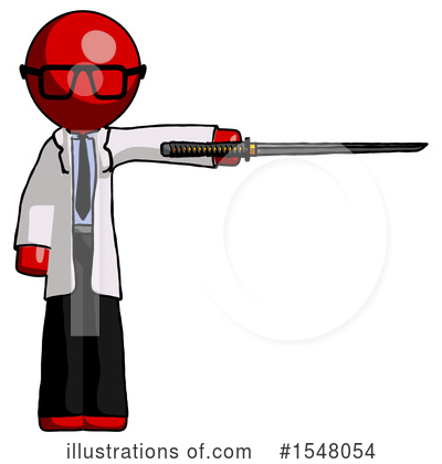 Royalty-Free (RF) Red Design Mascot Clipart Illustration by Leo Blanchette - Stock Sample #1548054