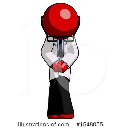 Royalty-Free (RF) Red Design Mascot Clipart Illustration by Leo Blanchette - Stock Sample #1548055