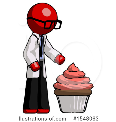 Royalty-Free (RF) Red Design Mascot Clipart Illustration by Leo Blanchette - Stock Sample #1548063