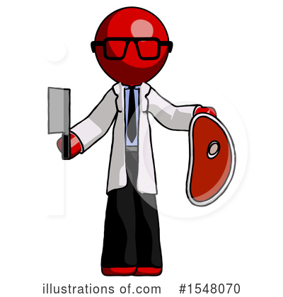 Royalty-Free (RF) Red Design Mascot Clipart Illustration by Leo Blanchette - Stock Sample #1548070