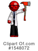 Red Design Mascot Clipart #1548072 by Leo Blanchette