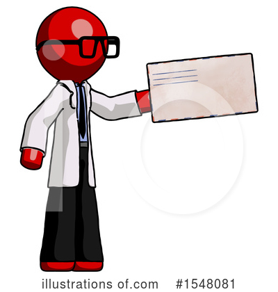 Royalty-Free (RF) Red Design Mascot Clipart Illustration by Leo Blanchette - Stock Sample #1548081
