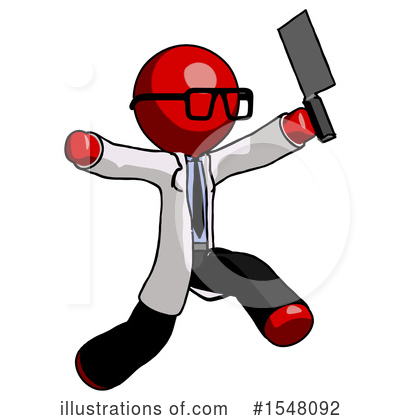 Royalty-Free (RF) Red Design Mascot Clipart Illustration by Leo Blanchette - Stock Sample #1548092