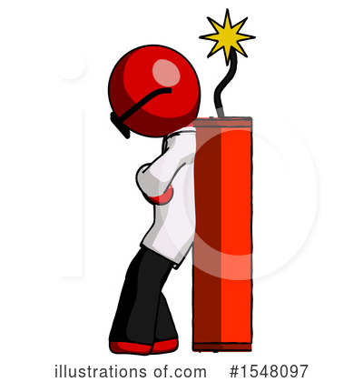 Royalty-Free (RF) Red Design Mascot Clipart Illustration by Leo Blanchette - Stock Sample #1548097