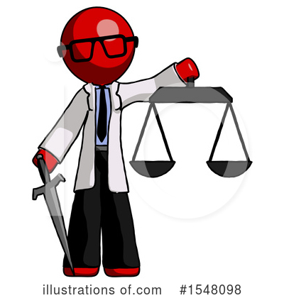 Royalty-Free (RF) Red Design Mascot Clipart Illustration by Leo Blanchette - Stock Sample #1548098