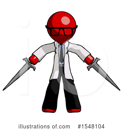 Royalty-Free (RF) Red Design Mascot Clipart Illustration by Leo Blanchette - Stock Sample #1548104