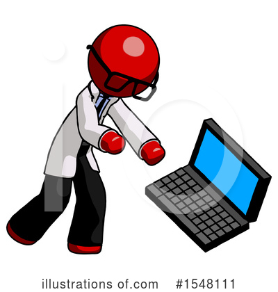 Royalty-Free (RF) Red Design Mascot Clipart Illustration by Leo Blanchette - Stock Sample #1548111