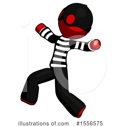 Royalty-Free (RF) Red Design Mascot Clipart Illustration by Leo Blanchette - Stock Sample #1556575