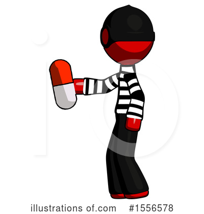 Royalty-Free (RF) Red Design Mascot Clipart Illustration by Leo Blanchette - Stock Sample #1556578