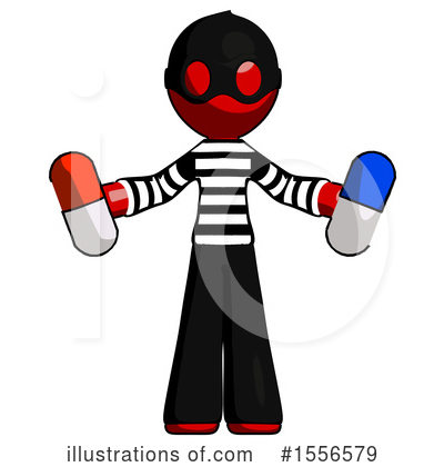 Royalty-Free (RF) Red Design Mascot Clipart Illustration by Leo Blanchette - Stock Sample #1556579