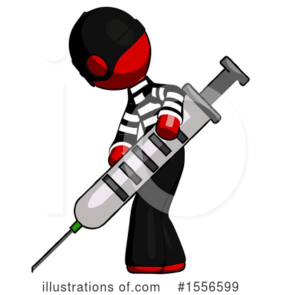 Royalty-Free (RF) Red Design Mascot Clipart Illustration by Leo Blanchette - Stock Sample #1556599