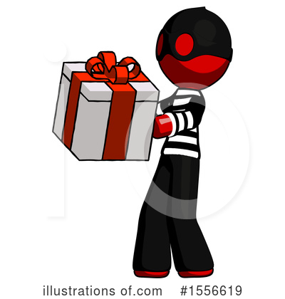 Royalty-Free (RF) Red Design Mascot Clipart Illustration by Leo Blanchette - Stock Sample #1556619