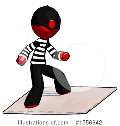 Royalty-Free (RF) Red Design Mascot Clipart Illustration by Leo Blanchette - Stock Sample #1556642