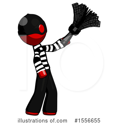 Royalty-Free (RF) Red Design Mascot Clipart Illustration by Leo Blanchette - Stock Sample #1556655