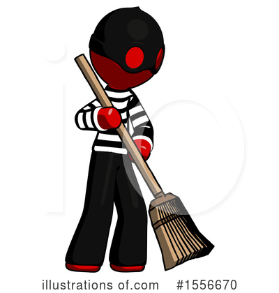 Royalty-Free (RF) Red Design Mascot Clipart Illustration by Leo Blanchette - Stock Sample #1556670