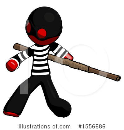 Royalty-Free (RF) Red Design Mascot Clipart Illustration by Leo Blanchette - Stock Sample #1556686