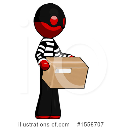 Royalty-Free (RF) Red Design Mascot Clipart Illustration by Leo Blanchette - Stock Sample #1556707