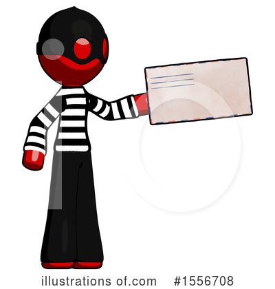 Royalty-Free (RF) Red Design Mascot Clipart Illustration by Leo Blanchette - Stock Sample #1556708