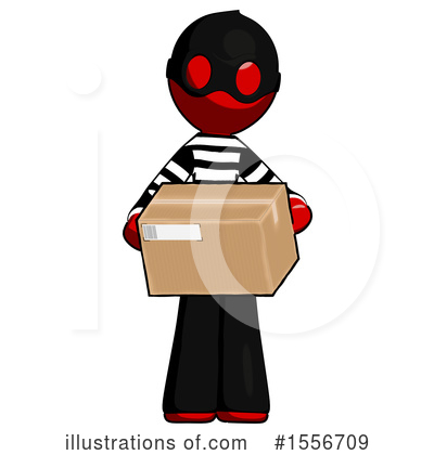 Royalty-Free (RF) Red Design Mascot Clipart Illustration by Leo Blanchette - Stock Sample #1556709