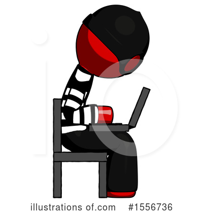 Royalty-Free (RF) Red Design Mascot Clipart Illustration by Leo Blanchette - Stock Sample #1556736